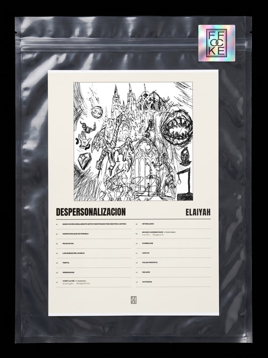 Póster de Despersonalizacion de elaiyah en una bolsa sellada con sticker FFOCKE