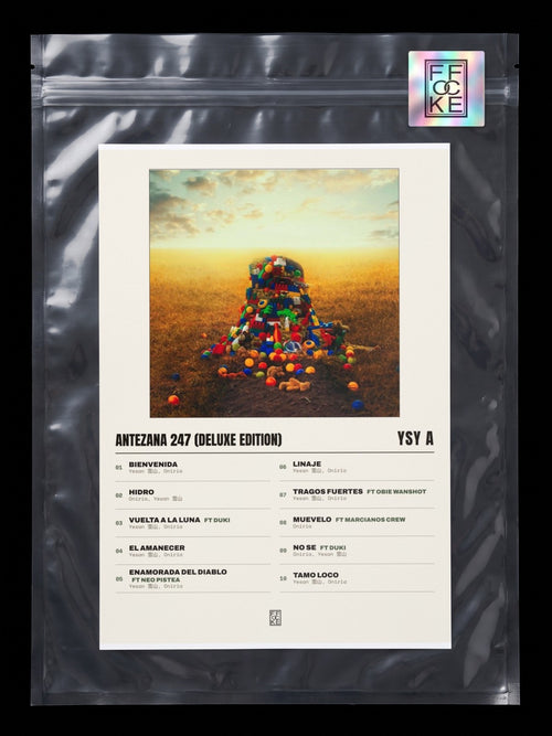 Póster de Antezana 247 (Deluxe Edition) de YSY A en una bolsa sellada con sticker FFOCKE