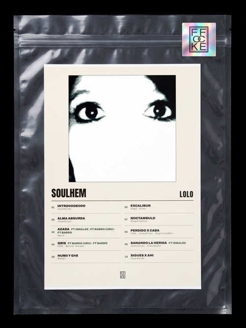 Póster de SOULHEM de LoLo en una bolsa sellada con sticker FFOCKE